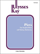Pieta Orchestra Scores/Parts sheet music cover